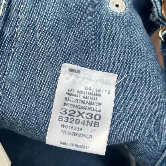 Dickies 32 x 30 distressed overalls Womens M - Picture 7 of 7